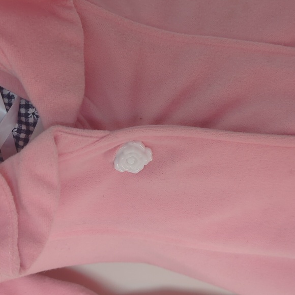 🩷 Baby Pink Coquette Ruffled Peacoat - Picture 3 of 8